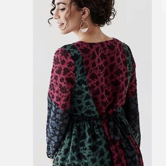 NEW Matilda Jane A LITTLE PARTY Dress Hi Lo Swiss Dot Ties Size M Medium - Picture 12 of 12